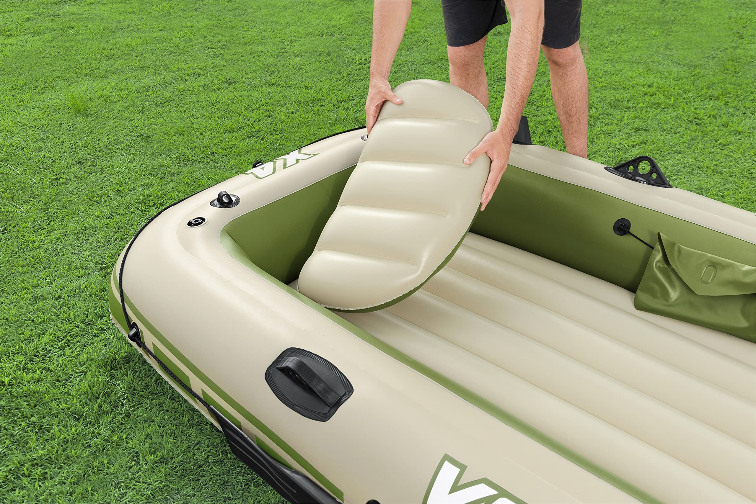 Bestway Hydro-Force Inflatable Raft Set - Durable Inflatable Boat for Kids & Adults | Perfect for Ponds, Lakes, Rivers | Fun Water Activities, Fishing & Summer Adventures