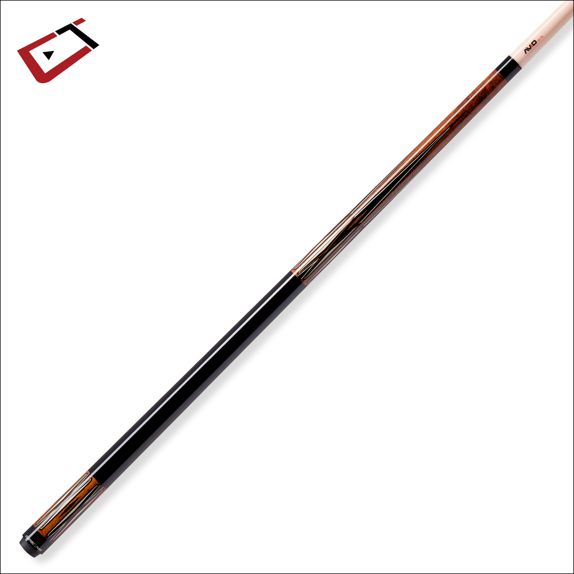Cuetec Avid Proof Brown No Wrap Pool Cue - High-Performance Billiards Stick for Professional & Recreational Players - Perfect for Tournaments, Bars, and Home Game Rooms