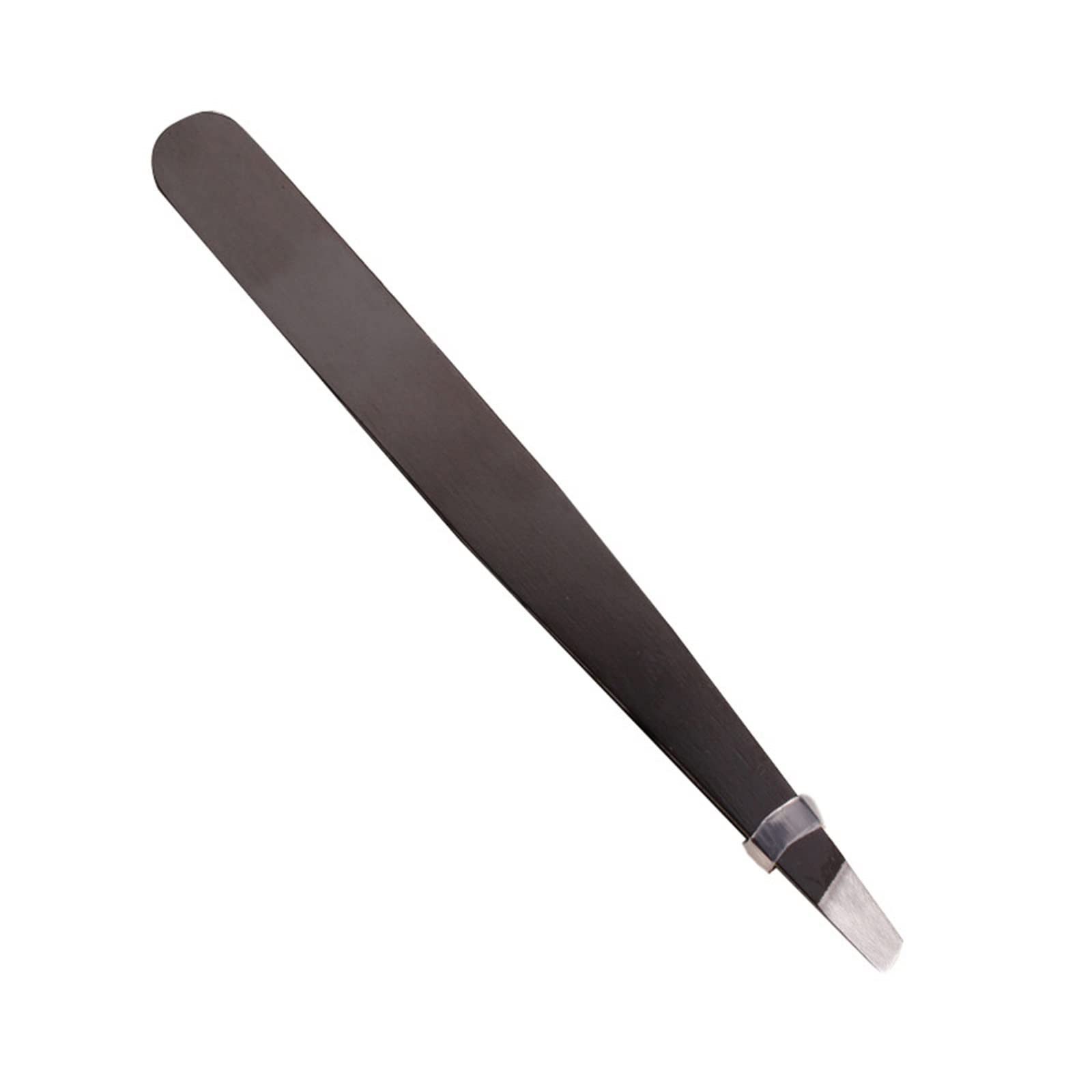 Professional Stainless Steel Eyelash Extension Tweezers - Hair Removal & Fan Shaped Beauty Tools for Precise Lash Application & Grooming (Black) | Perfect for Salon, Home Use & DIY Lash Extensions