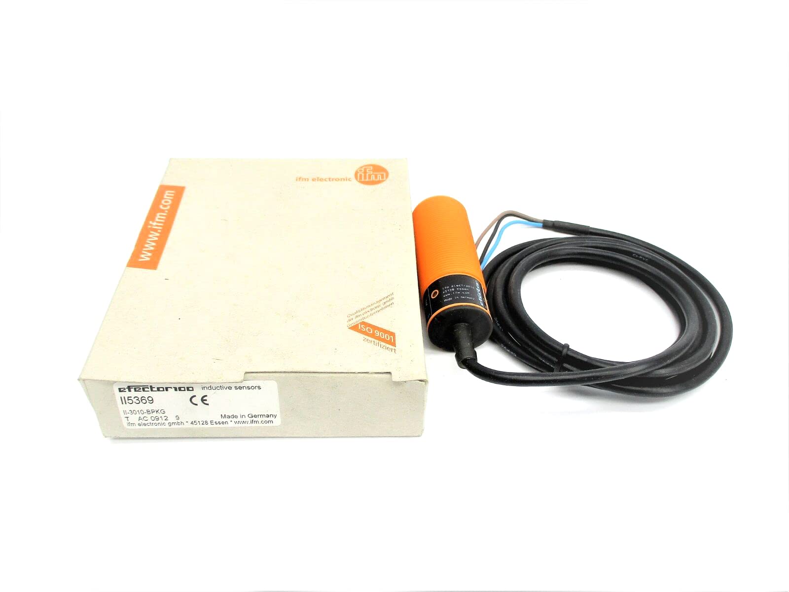 Vanky IFM II5369 II-3010-BPKG Inductive Proximity Sensor 10-36VDC 250mA NPN NO - Industrial Automation, CNC Machines, Packaging Equipment