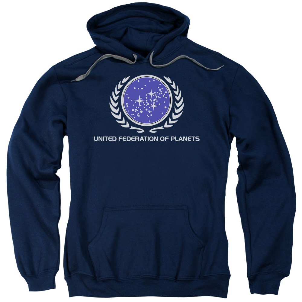 Star Trek Men's Live Long and Prosper Hooded Sweatshirt - Sci-Fi Fan Apparel for Casual Wear & Star Trek Conventions