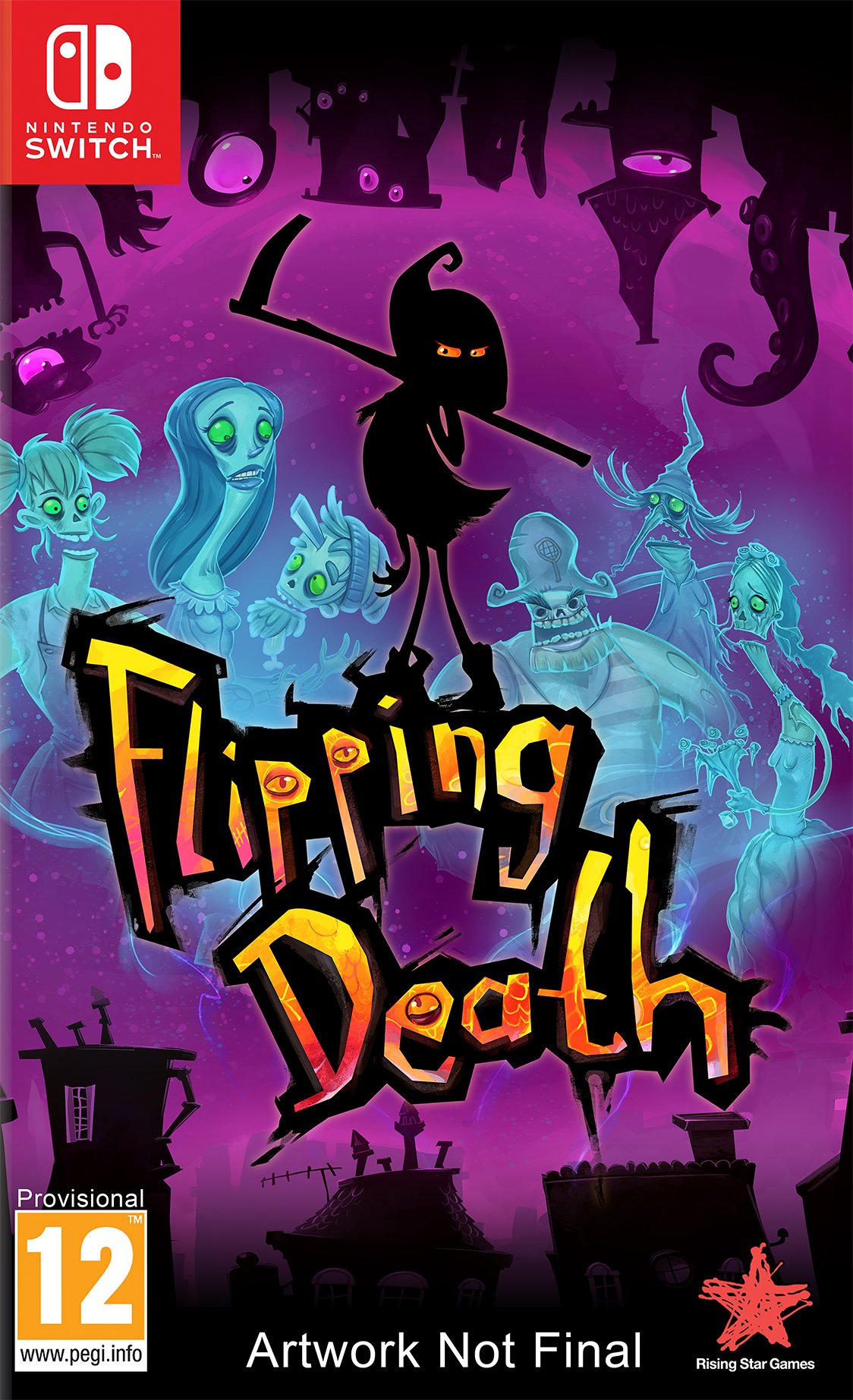 Flipping Death - Nintendo Switch Game | Puzzle Adventure for All Ages | Perfect for Family Game Nights & Solo Play