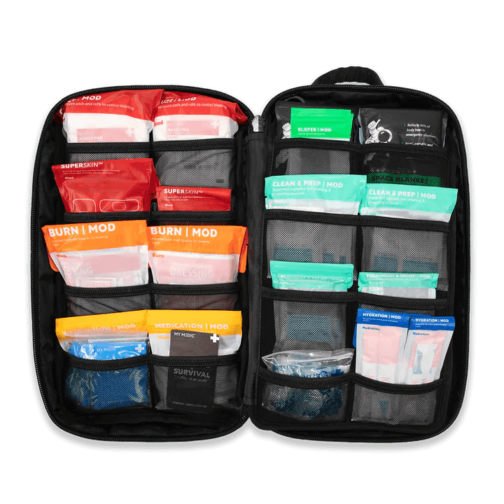 MyFAK Large First Aid Kit - 298 Pieces Comprehensive Emergency Medical Supplies for Home, Car, Workplace & Outdoor Adventures | OSHA Compliant Safety Kit