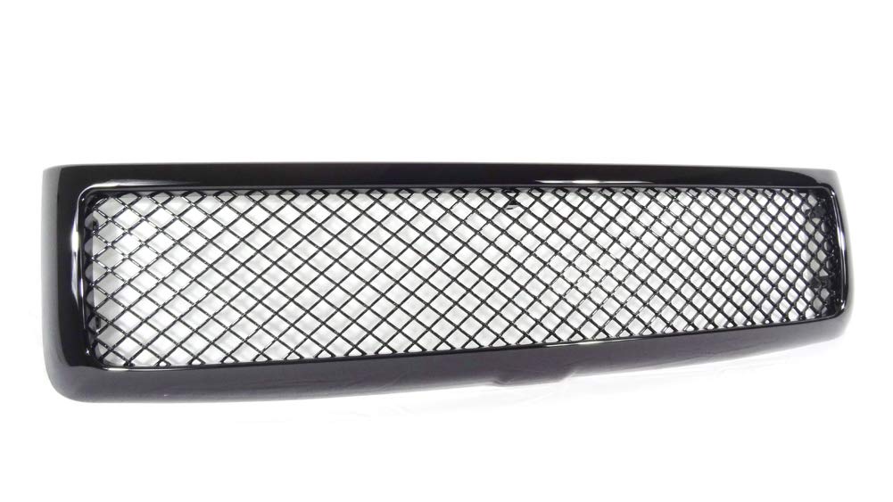 Gloss Black Sport ABS Mesh Front Grille for 94-01 Dodge Ram 1500 & 94-02 Ram 2500/3500 - Durable Upper Grill Replacement for Off-Road & Custom Truck Upgrades