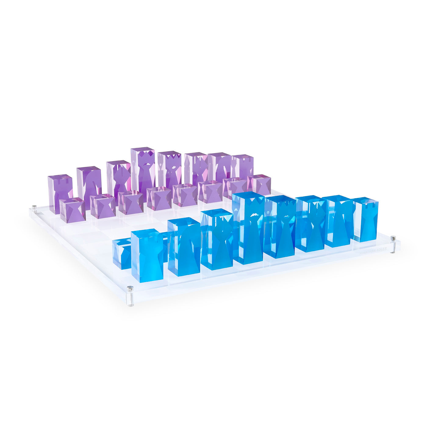 Premium Acrylic Chess Set with 32 Pieces - Shatterproof & Elegant Board Game for Adults & Kids - Perfect for Home, Office, or Gifts - Indoor & Outdoor Use