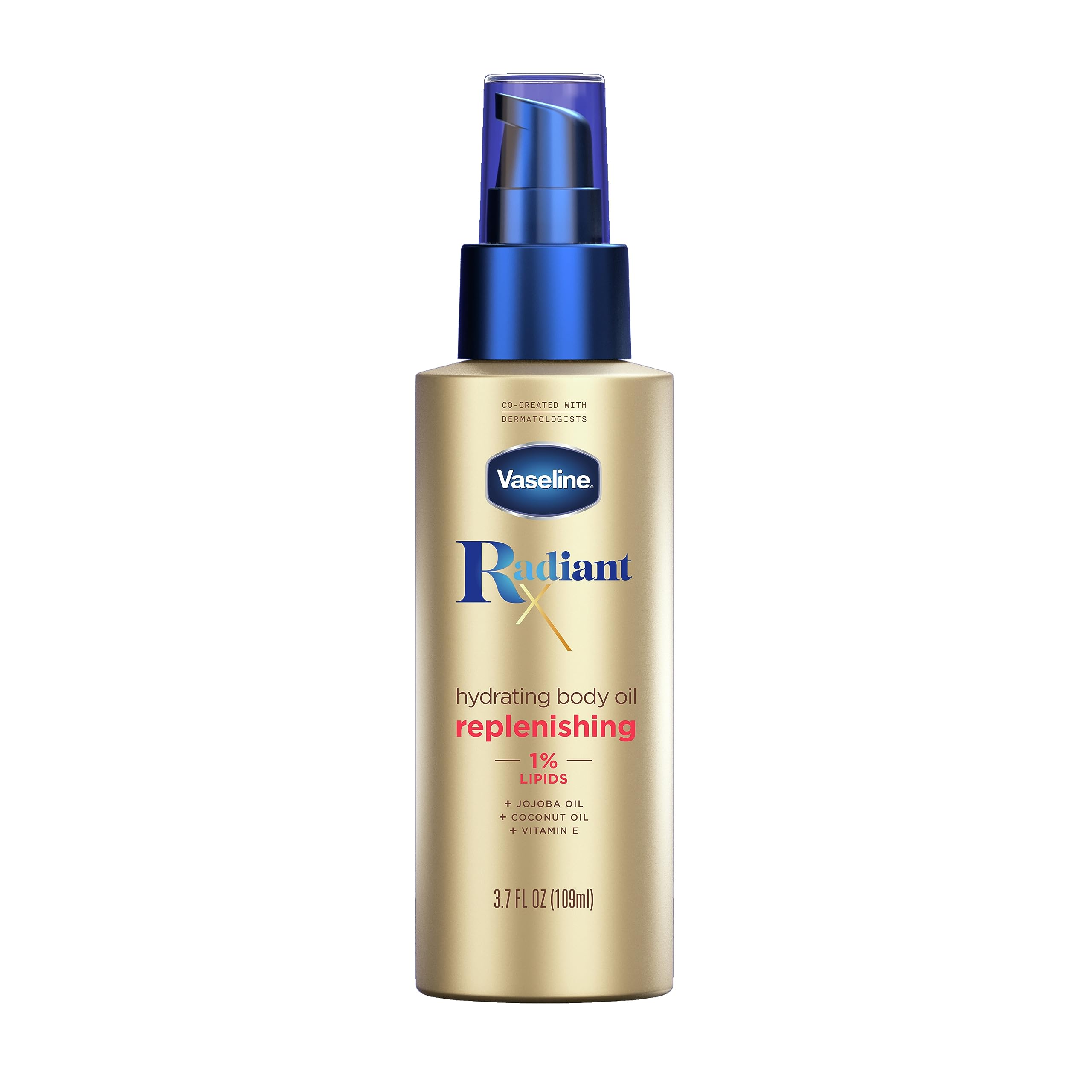 Vaseline Radiant X Replenishing Body Oil with Jojoba & Coconut Oils 3.7oz + Illuminate Me Shea Butter Whipped Body Butter for Melanin Rich Skin 11oz - Hydrating Skincare Duo for Dry Skin, Glowing Complexion - Perfect for Daily Moisturizing & Nighttime Skin Care Routine