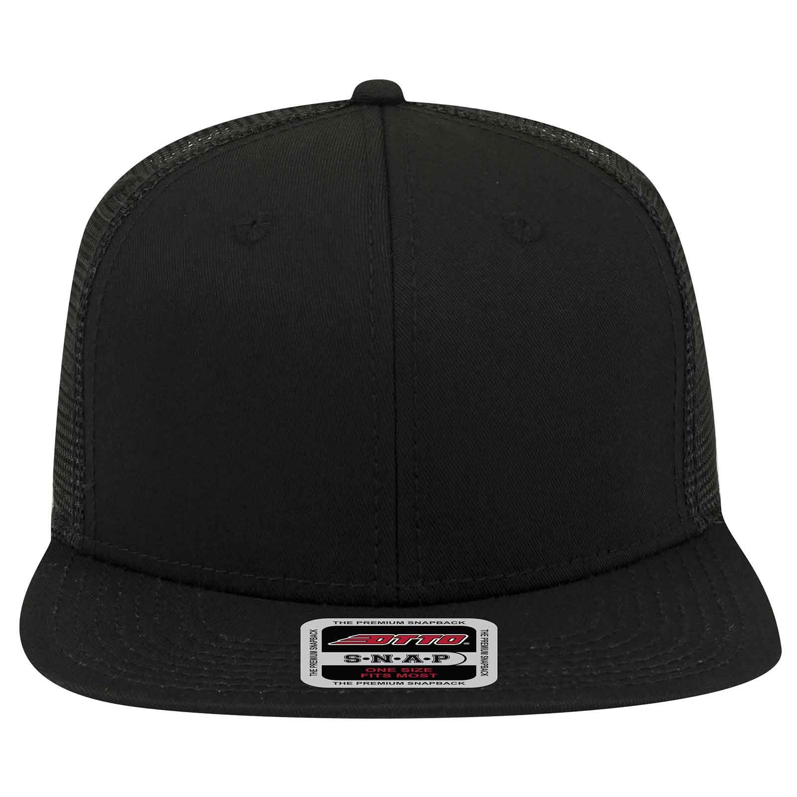 OTTO Wholesale 12-Pack 6-Panel Mid Profile Mesh Back Trucker Snapback Hats - Bulk Baseball Caps for Men & Women - Perfect for Outdoor Sports, Casual Wear, and Promotional Events