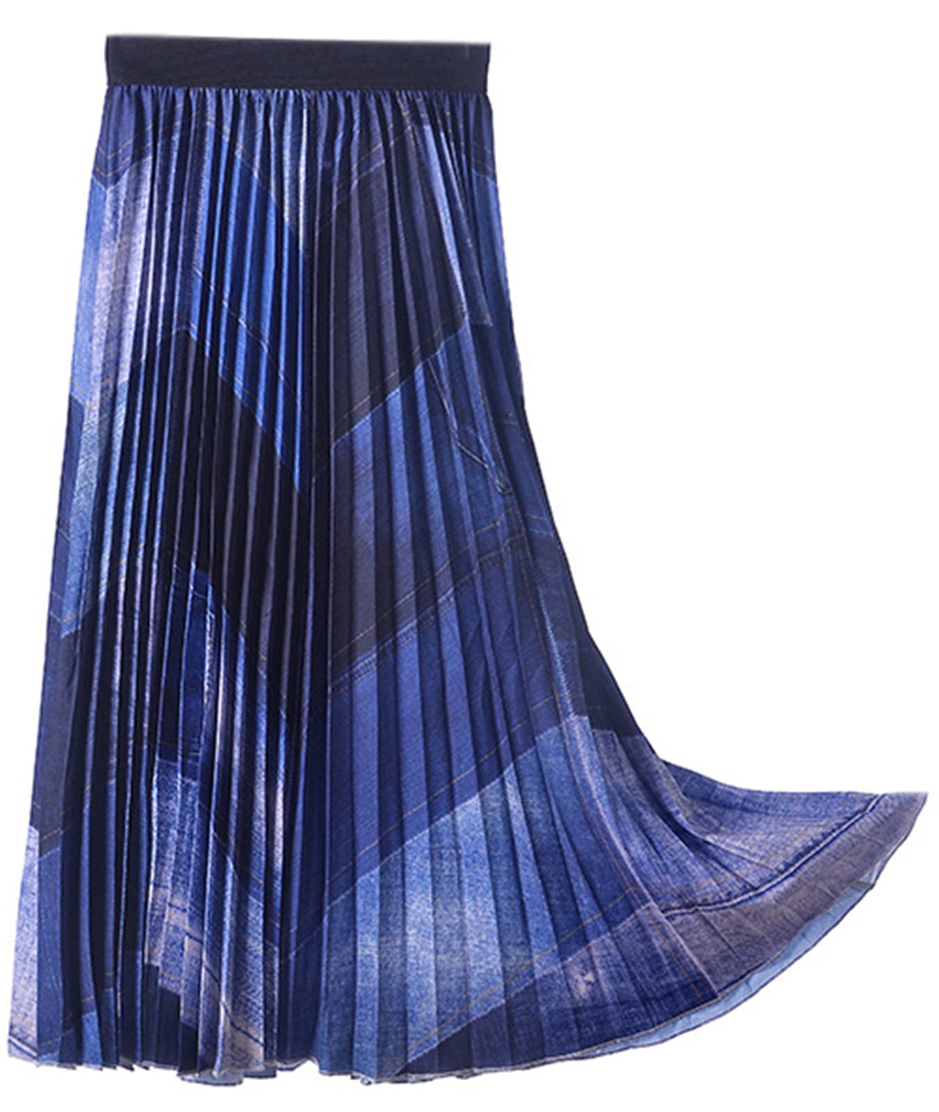 SANGTREE Women's Floral A-Line Maxi Swing Skirt - Elegant Summer Dress for Beach, Wedding & Casual Outings