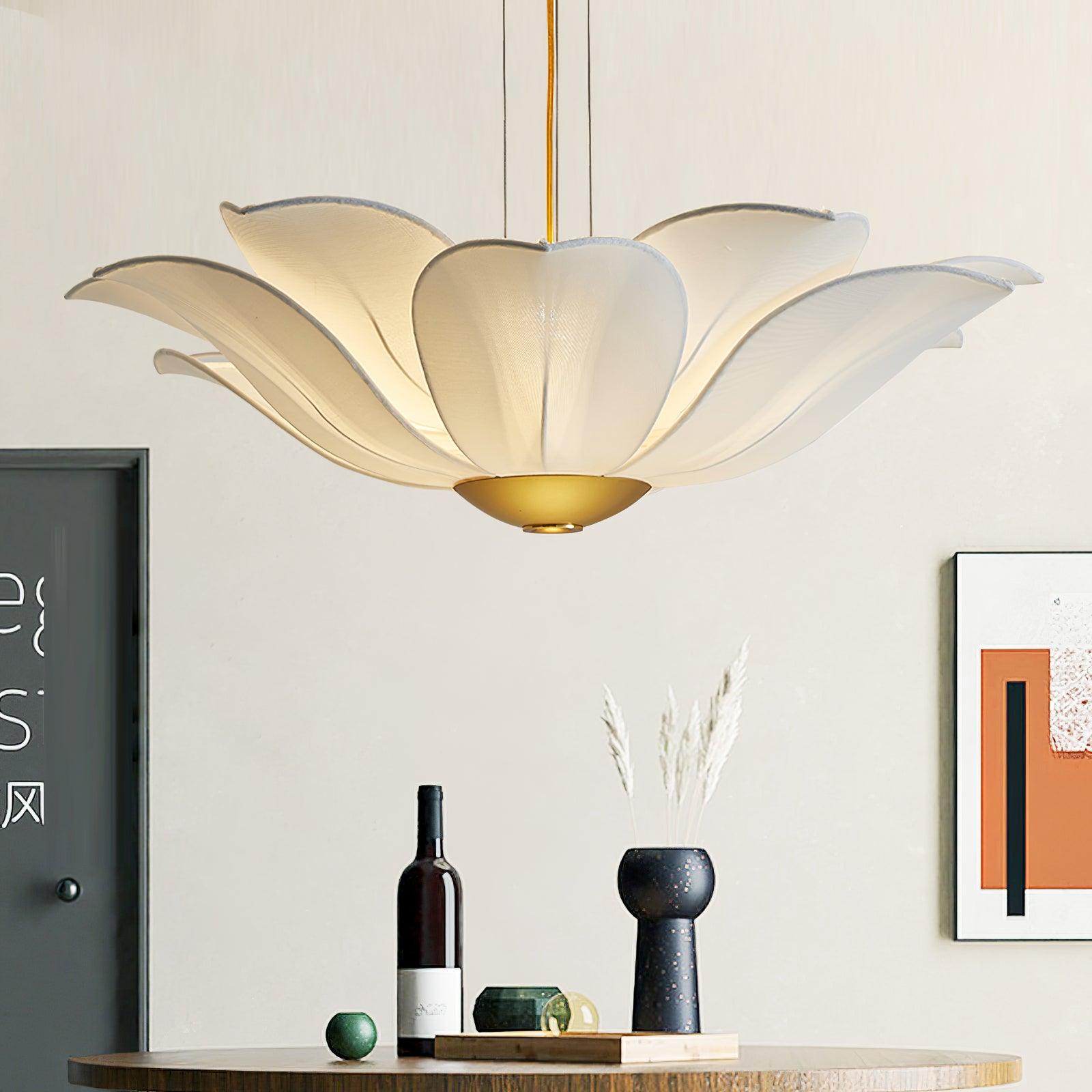 Fiore Chandelier - Elegant Crystal Ceiling Light Fixture for Dining Room, Living Room & Bedroom | Modern Home Decor Lighting