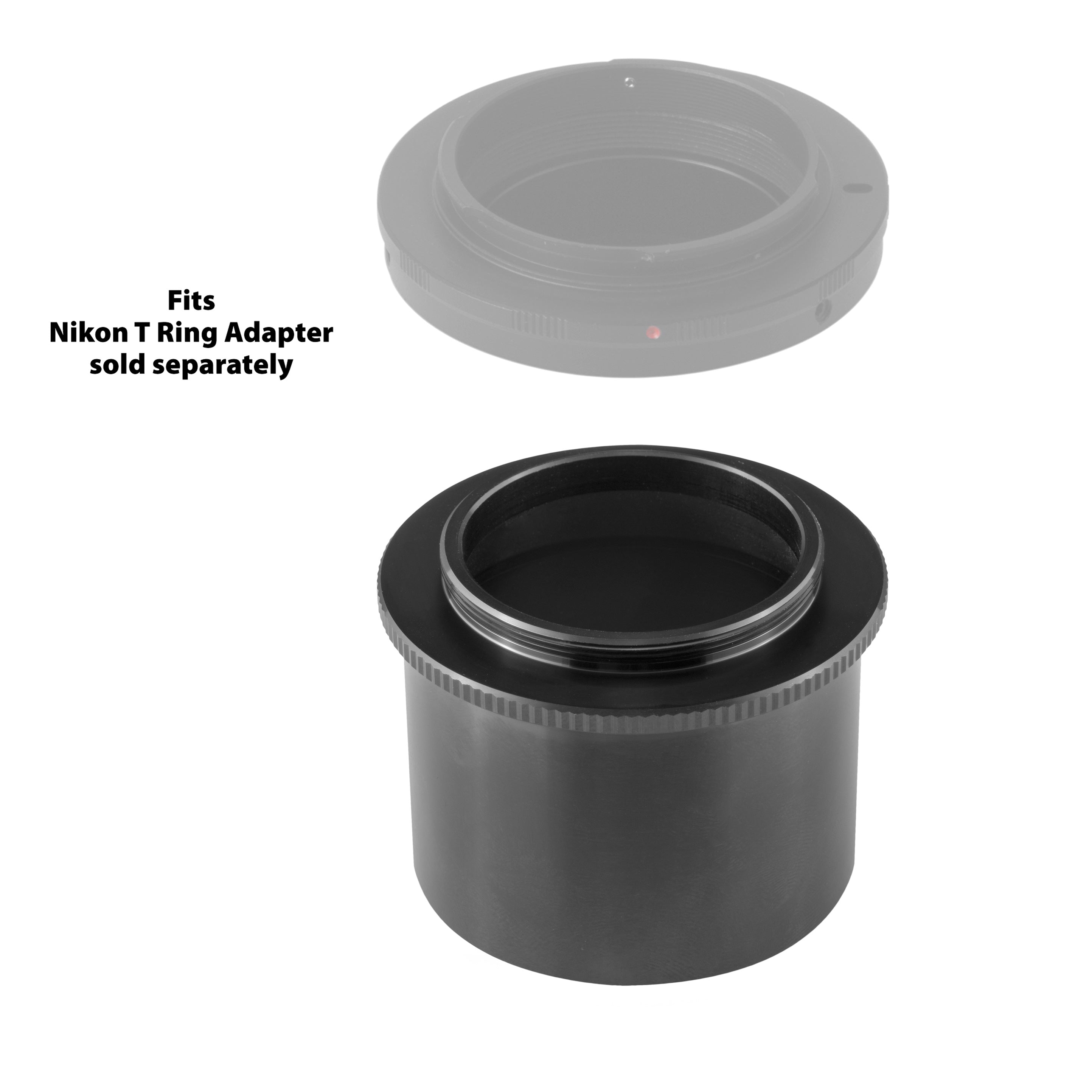 Explore Scientific 50mm (2 Inch) T2 Camera Adapter 510365 - Perfect for Astrophotography & Telescope Photography Accessories