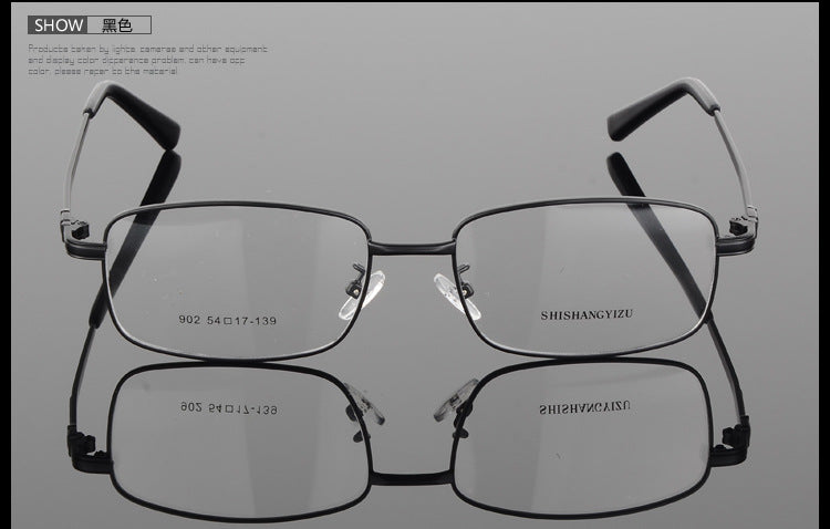 Bclear Thick Gold Plated Men's Eyeglasses S902 Full Frame Glasses for Men - Stylish & Durable Eyewear for Work, Driving, and Everyday Use