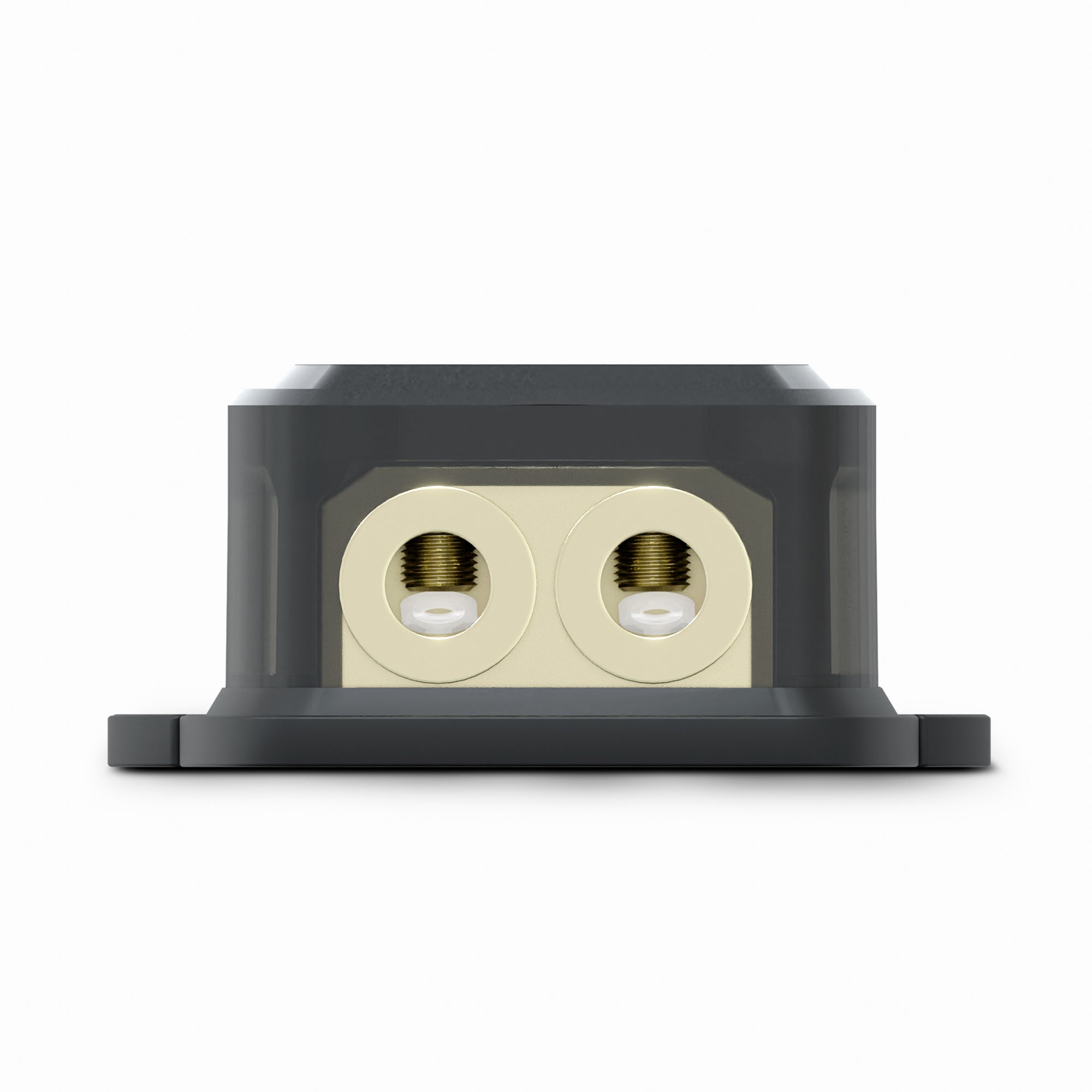 1X0 GA to 2X4 GA Electrical Distribution Block - Power Splitter for Automotive, Marine, and RV Wiring Applications
