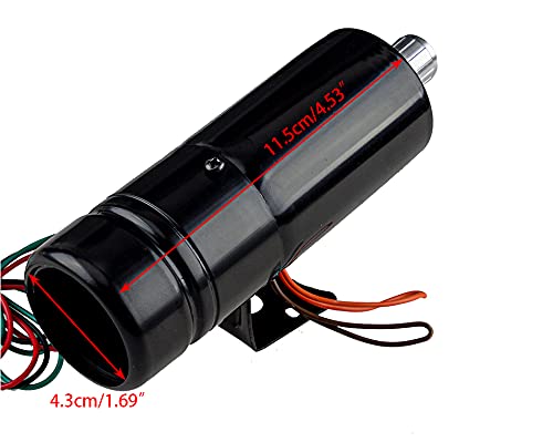 1000-11000 RPM Adjustable Red LED Tachometer Gauge with Shift Light - High Precision RPM Meter for Cars, Motorcycles, Boats & Racing Vehicles - Perfect for Performance Tuning, Drag Racing & Engine Diagnostics