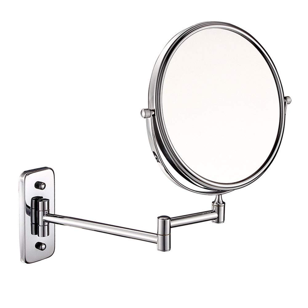 10X Magnifying Makeup Mirror - Wall Mounted Double-Sided Swivel Vanity Mirror for Bathroom, Shaving & Cosmetics Application - Perfect for Makeup, Skincare & Grooming Routine