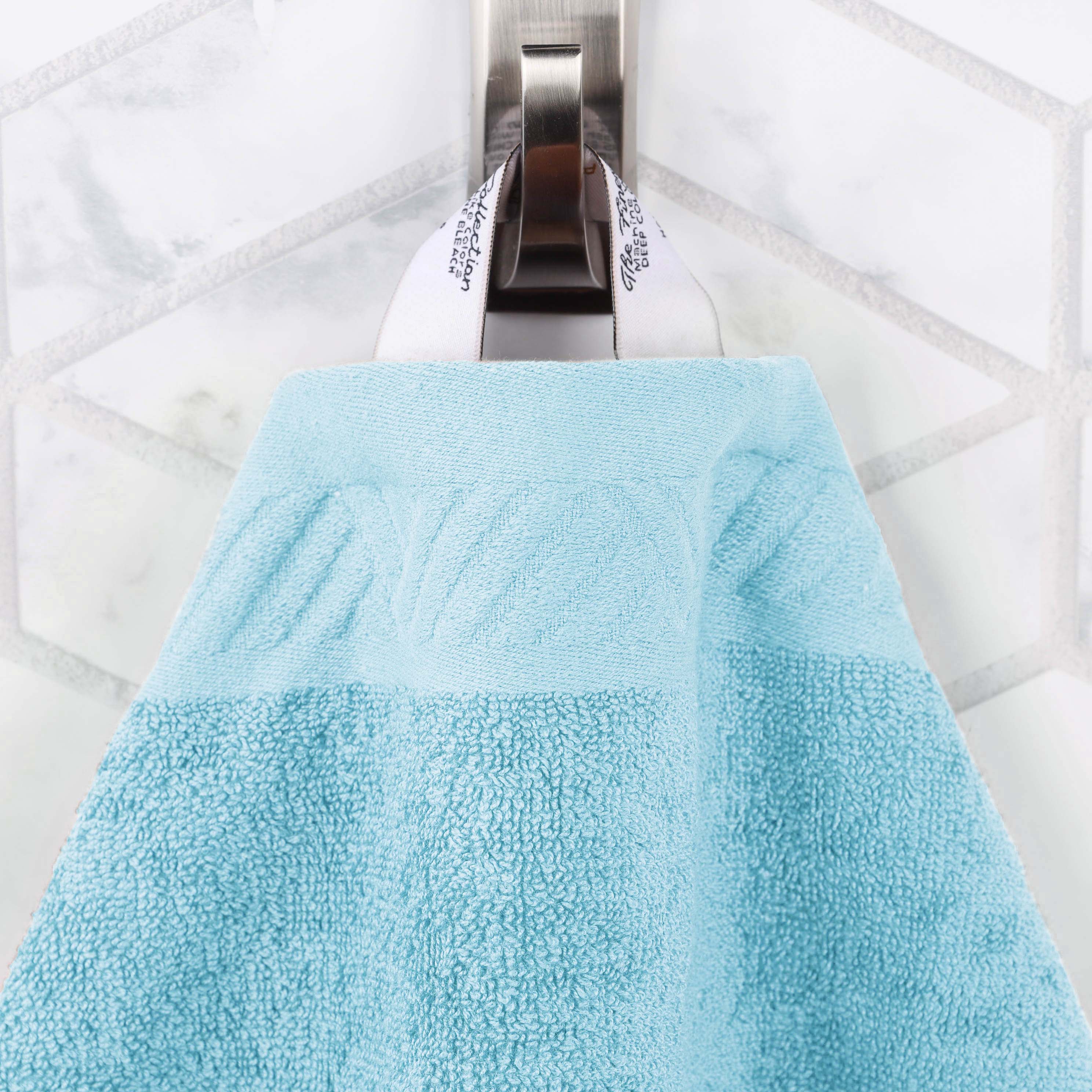 Premium Basketweave Egyptian Cotton 3-Piece Towel Set - Ultra Soft & Absorbent Bath, Beach & Gym Towels for Luxury Spa, Pool & Travel Use
