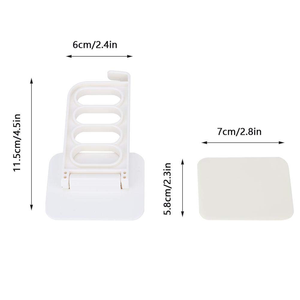 Sturdy Adhesive Laundry Rack - Space-Saving Wall Mount Clothes Drying Rack for Bathroom, Closet & Small Spaces - Foldable Storage Shelf for Towels & Garments - Beige Home Organization Solution (Perfect for Apartments & Dorm Rooms)
