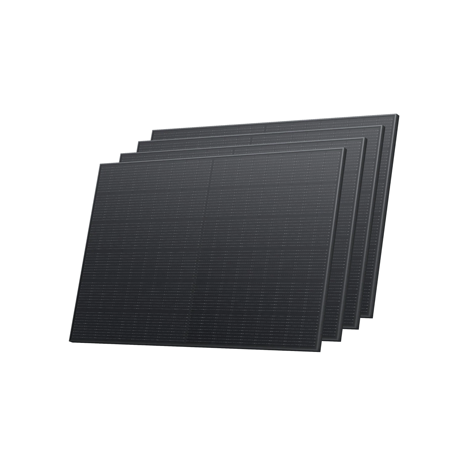 EcoFlow 400W Rigid Solar Panel with Mounting Feet - High Efficiency Portable Solar Charger for RV, Boat, Camping & Off-Grid Power