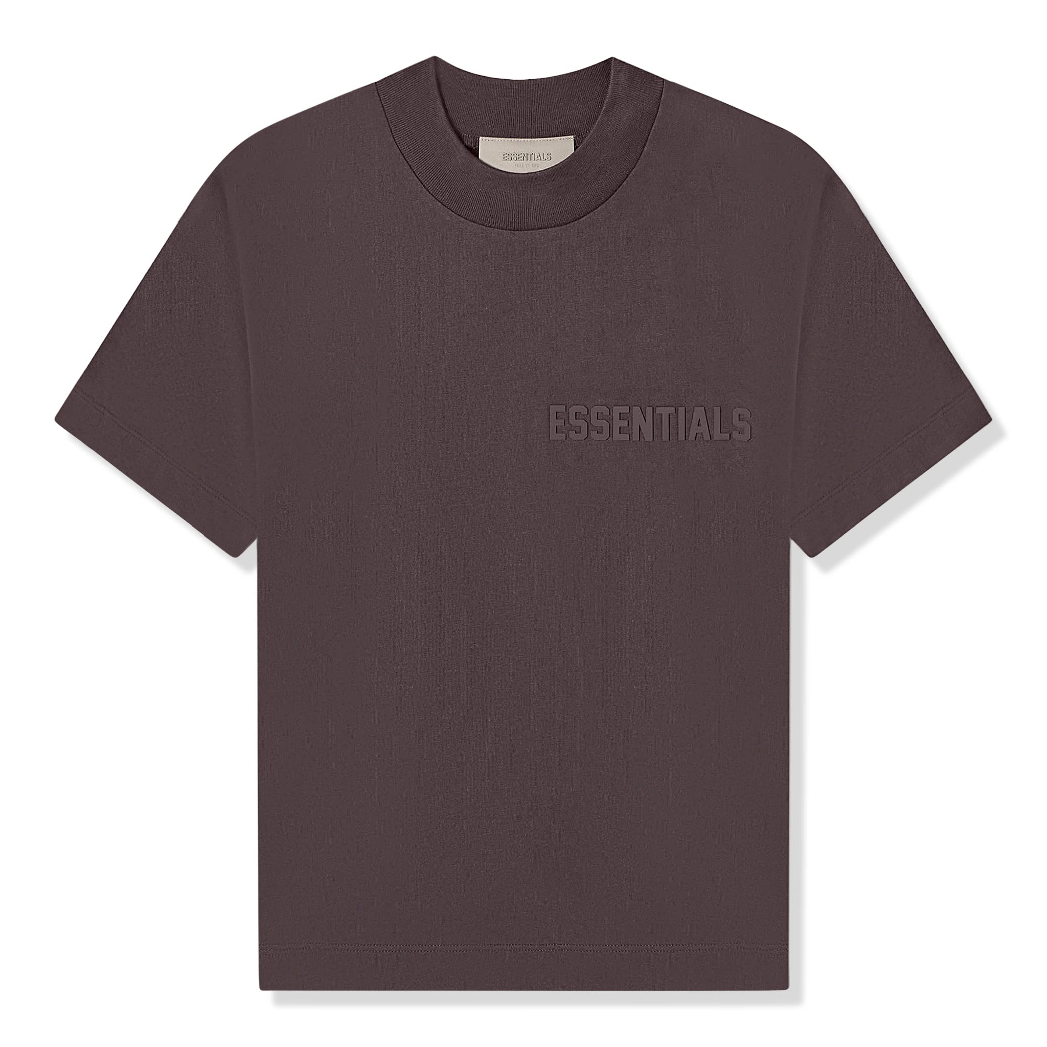 Fear of God Essentials SS23 Plum T-Shirt for Men - Soft Cotton Crewneck Tee for Casual Wear, Street Style & Everyday Outfits