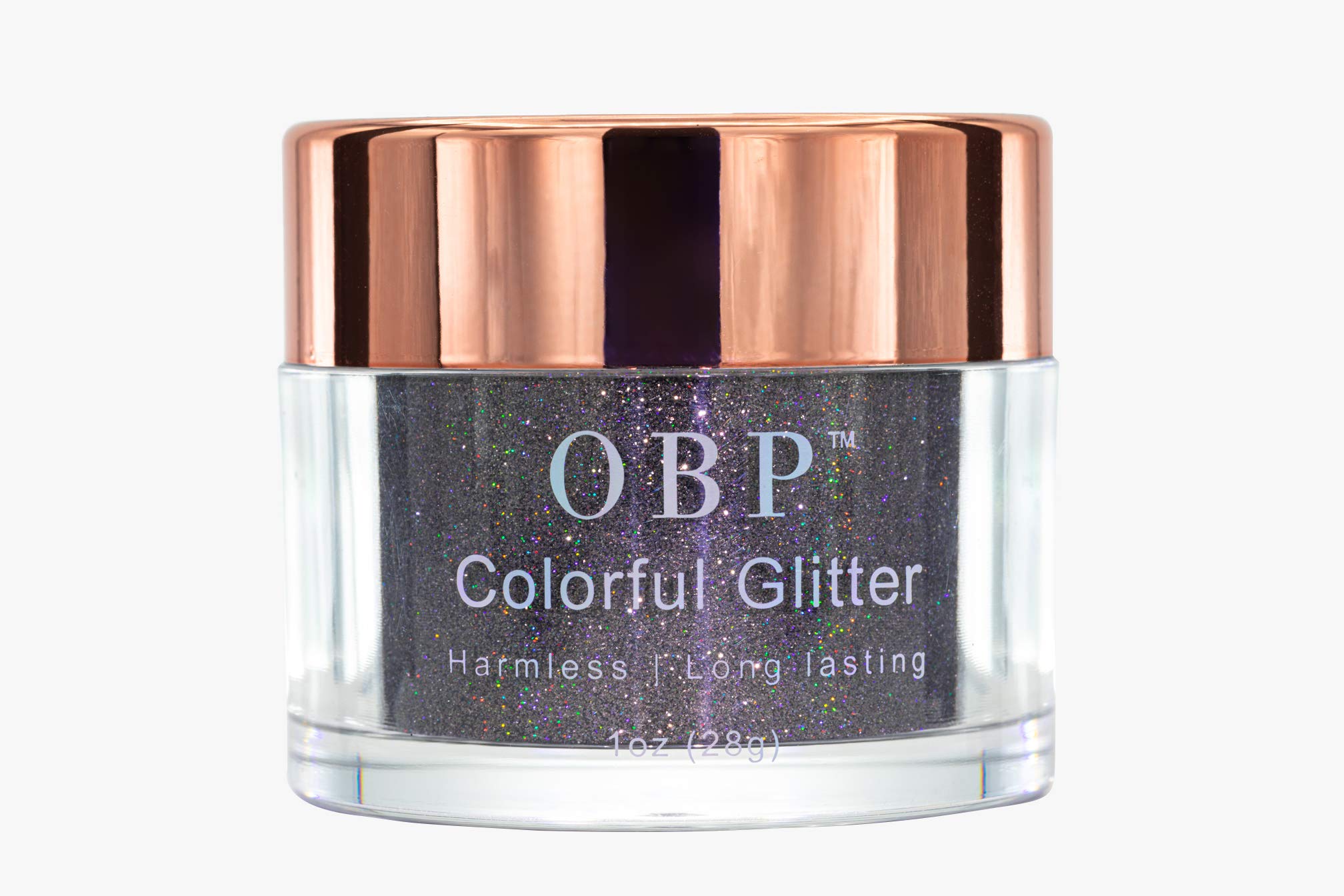 OBP 12 Colors Chunky Holographic Nail Glitter - Holo Cosmetic Pigment for Nail Art, Makeup & DIY Decoration (Midnight Sky) | Perfect for Salon, Party & Festival Nail Designs