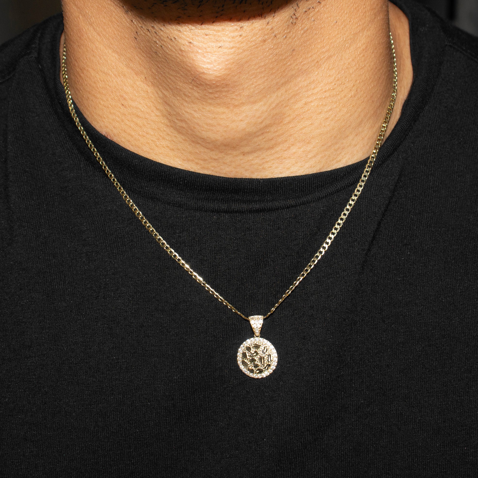 10K Yellow Gold Round Nugget Necklace - 1.8 to 5.8 Grams | Dainty Minimalist Jewelry for Women, Perfect for Everyday Wear, Gifts & Special Occasions