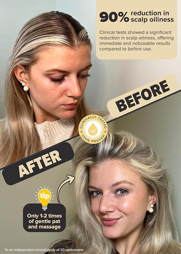 I DEW CARE Biotin Clarifying Dry Shampoo Refill - Tap Secret Original | Strengthening & Volumizing Powder for Brunette Hair | Korean Ginseng Infused | Travel Size 0.24 Oz | Non-Aerosol & Refillable | Perfect for On-the-Go Hair Refresh & Volume Boost