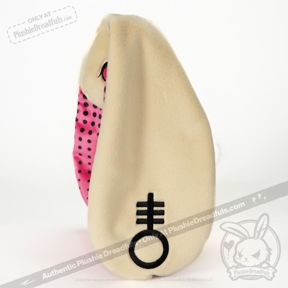 Plushie Dreadfuls Vasculitis Awareness Rabbit - Soft Stuffed Animal Toy for Medical Education & Comfort (Ideal for Patients, Nurses, and Healthcare Workers)