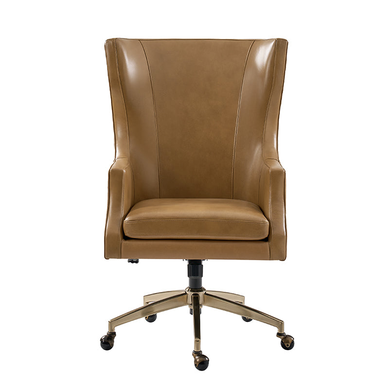 Premium Elodio Office Chairs with Genuine Leather - Ergonomic Executive Desk Chair for Home & Business Workspaces