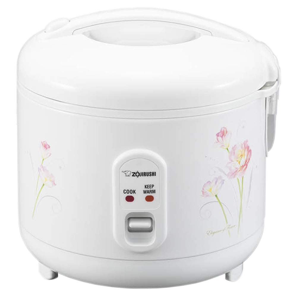 Zojirushi NS-RPC10FJ 1.0-Liter Rice Cooker & Warmer with Tulip Design - Perfect for Small Kitchens, Dorms, and Office Use