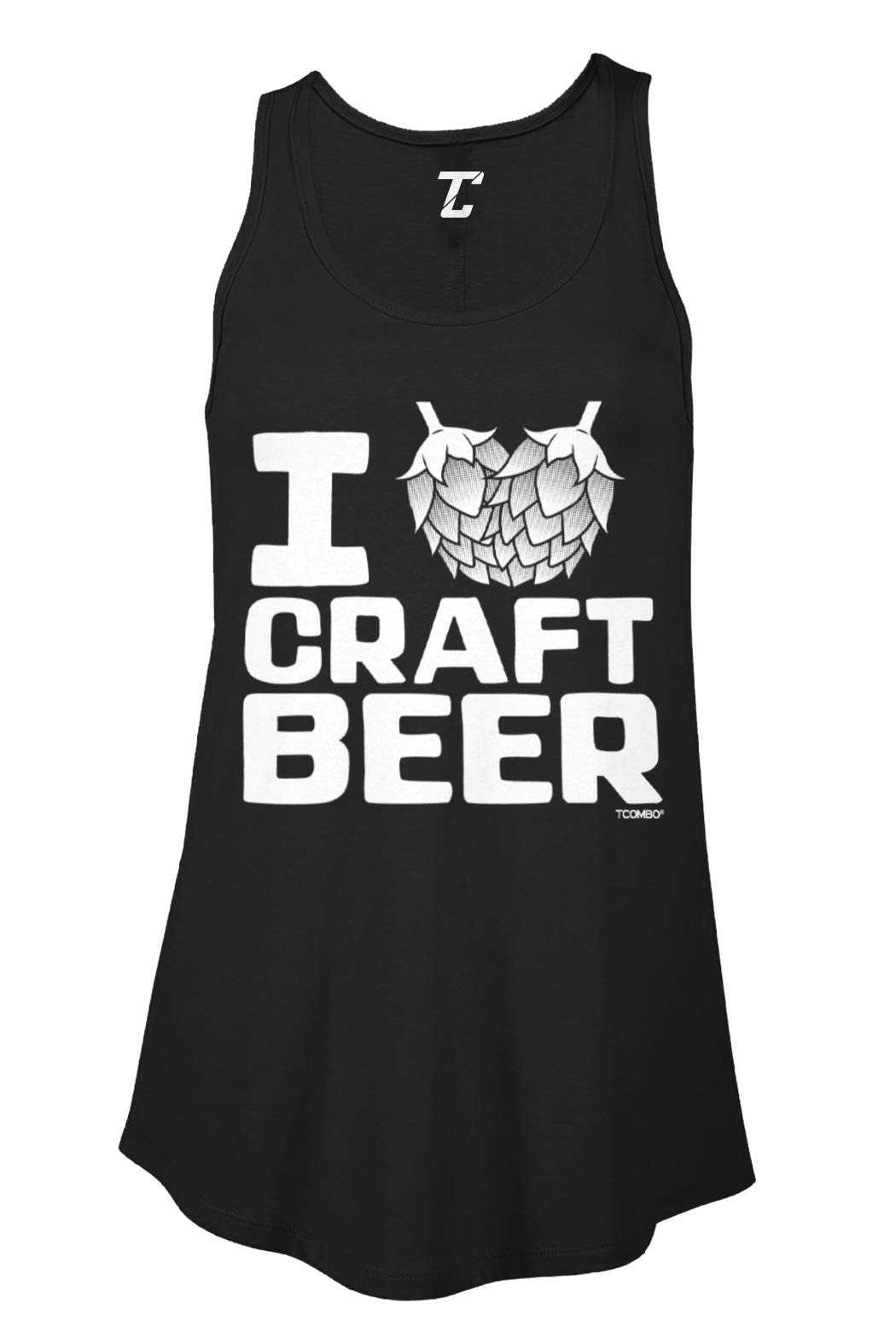 Craft Beer Lover's Brewery Hops Women's Flowy Tank Top - Soft & Comfortable Beer Enthusiast Apparel for Casual Wear & Bar Outings