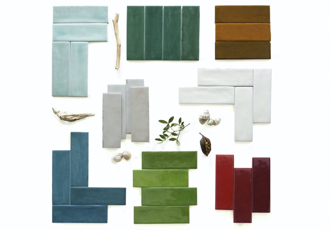 Petite Ville Subway Tile Blue 2x6 - Ceramic Wall Tile for Kitchen Backsplash, Bathroom & Shower - Vintage Style Blue Glossy Finish