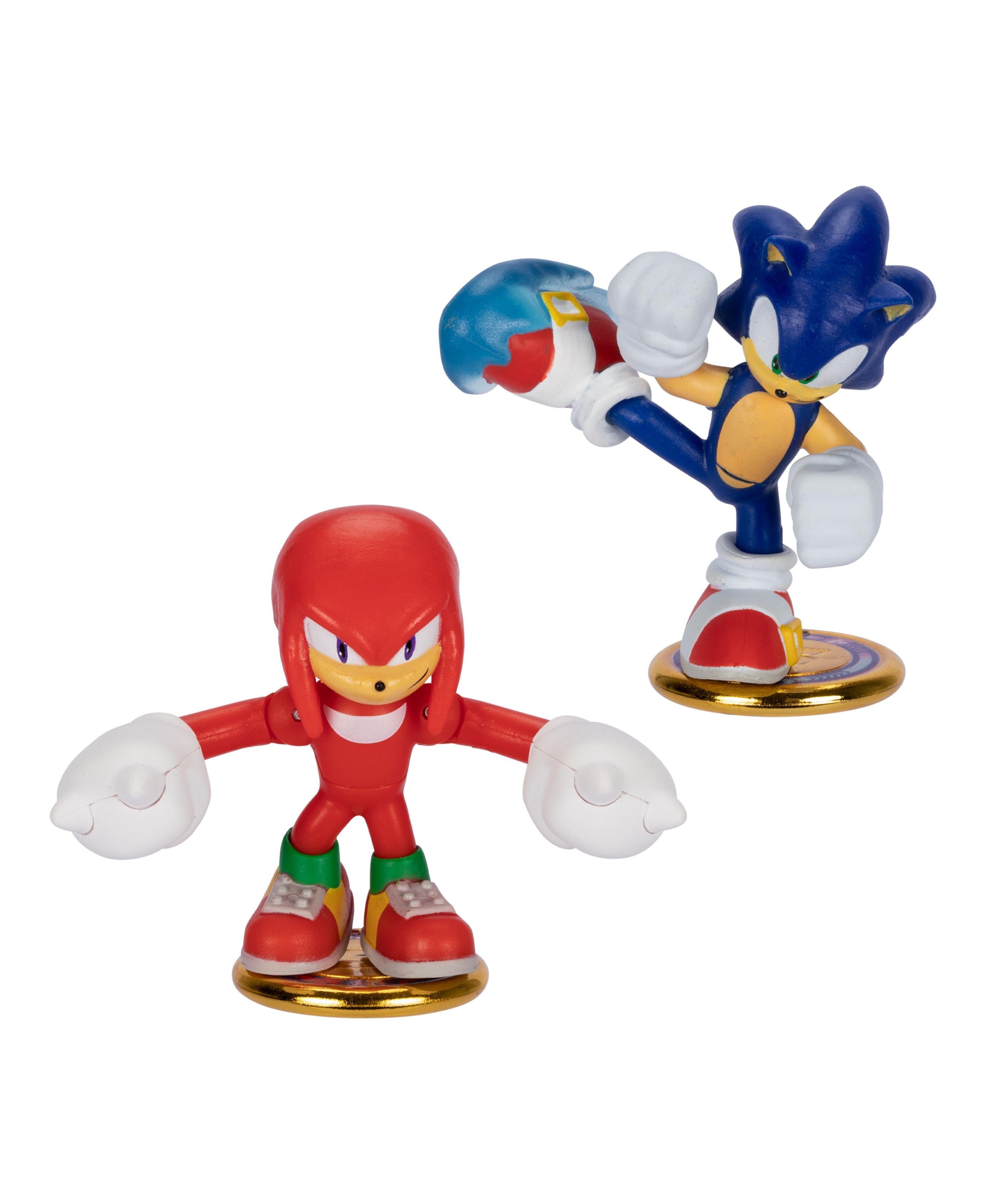 Akedo Sonic the Hedgehog vs Knuckles S1 Battle Pack - Action Figure Toy Set for Kids, Collectible Fighting Game Characters - Perfect for Playtime, Gifts & Display