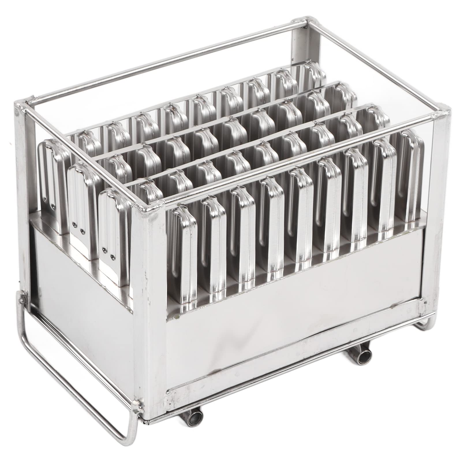 Premium 304 Stainless Steel Kitchen Ice Mold - 75ml Single Cup Capacity, DIY Safe Ice Cube Tray for Cocktails, Drinks & Office Use
