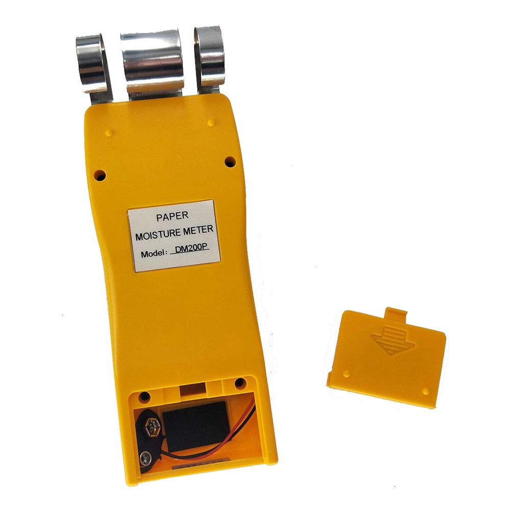 Professional Paper Moisture Meter Tester - Digital Moisture Content Analyzer for Paper, Wood & Building Materials (0.00-2.00% d / 0.0-98.0% s) - Perfect for Paper Mills, Printing Shops & Construction Sites