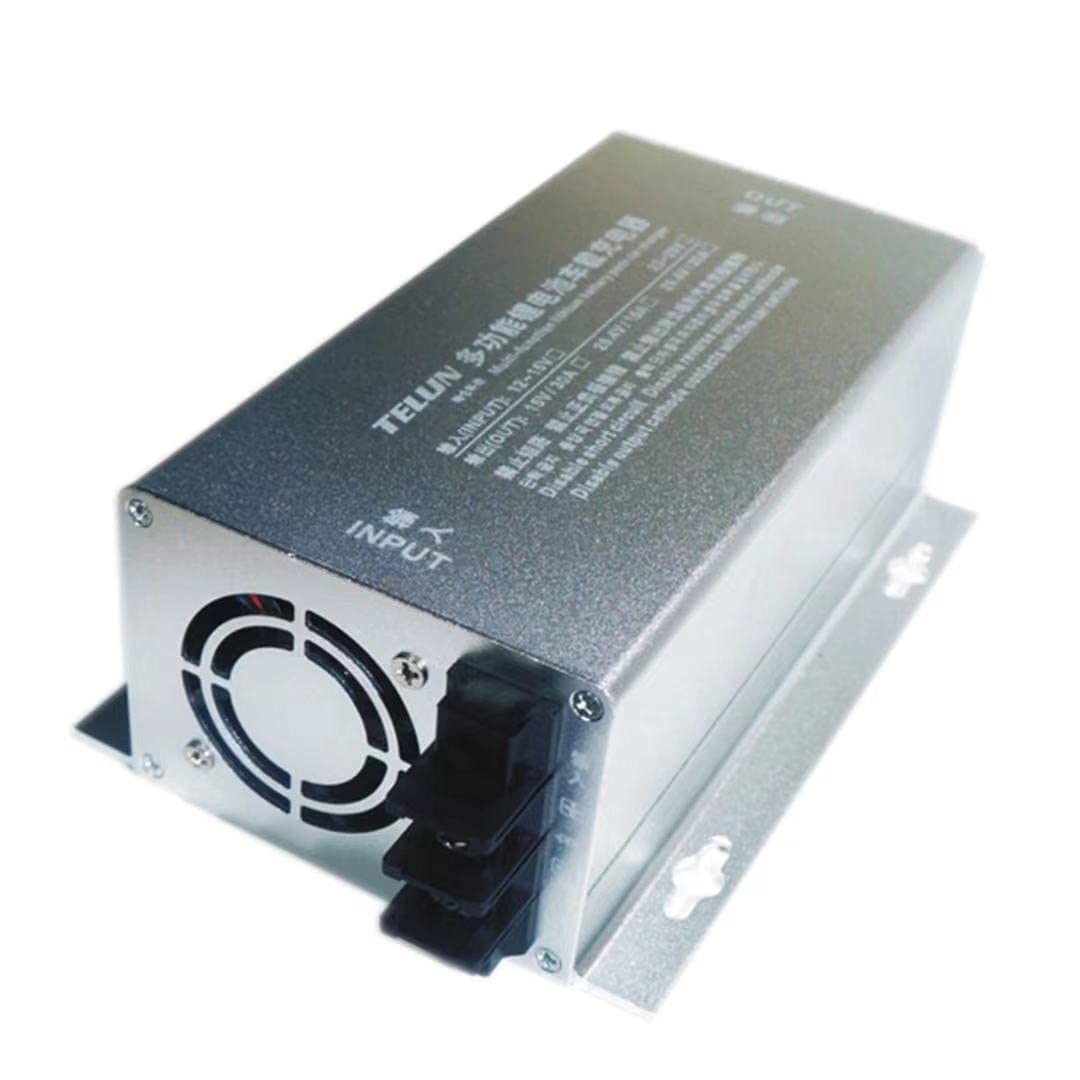 40A Fast Car Lithium Battery Charger - Adjustable Current 14.6V 29.4V 16.8V for LiFePO4 & Ternary Batteries (12V-16.8V 25A) - Perfect for Electric Vehicles, Golf Carts, and Marine Applications