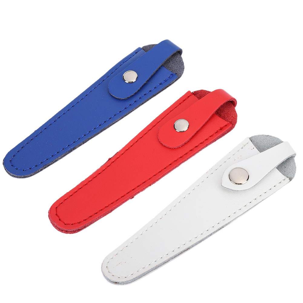 3-Piece Professional Hair Scissors Bag Set - Portable PU Leather Sheath & Holster for Salon, Barber, Stylists | Perfect for Travel, Home & Professional Use