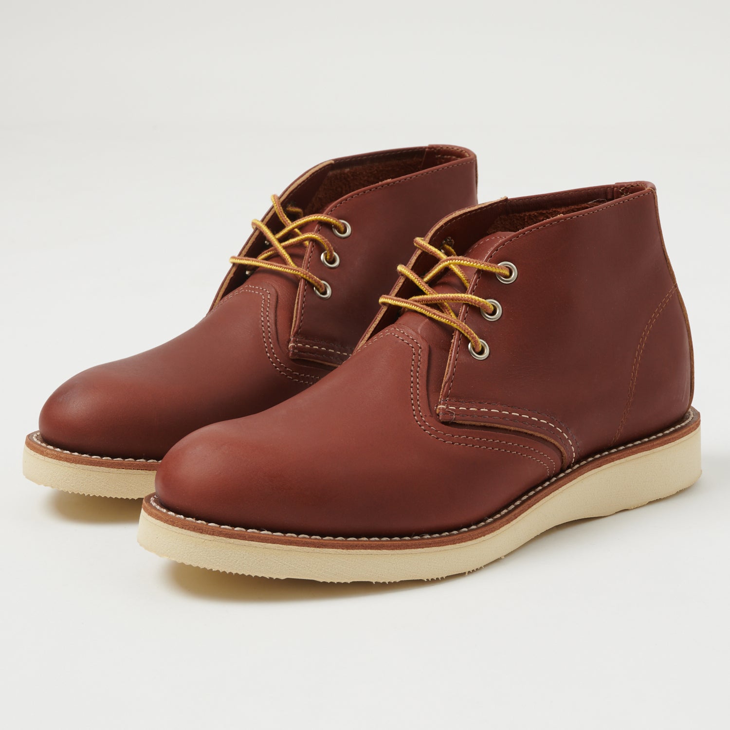 Red Wing 3139 Copper Chukka Boots for Men - Durable Leather Work & Casual Shoes for Outdoor, Hiking & Everyday Wear