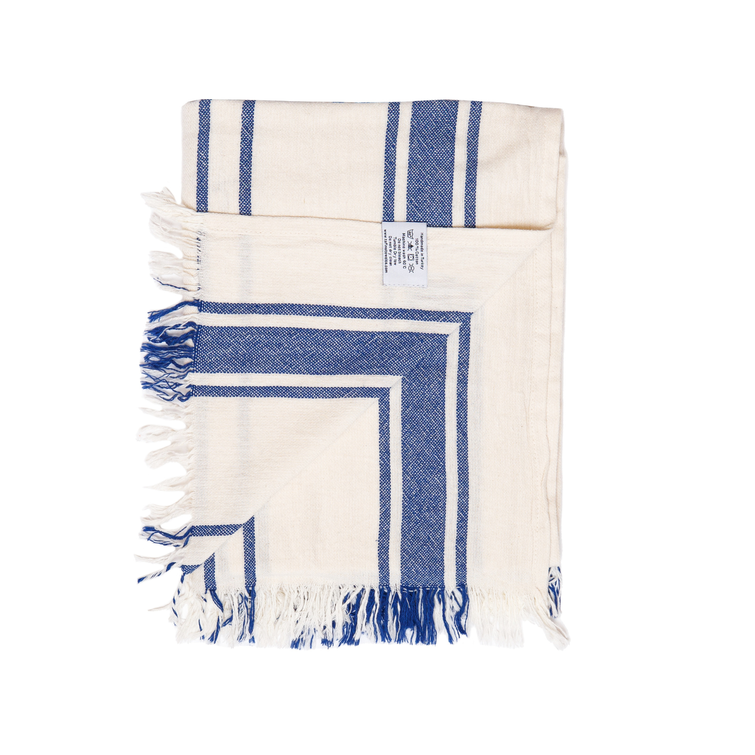 Premium Denim Stripe Turkish Cotton Beach Towel - Ultra Soft, Quick Dry & Absorbent - Perfect for Pool, Beach, Vacation & Spa Use