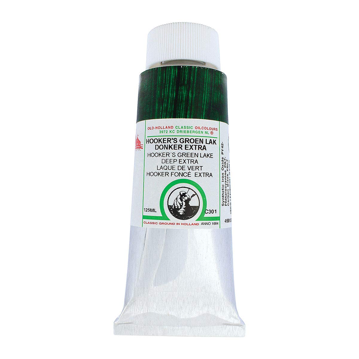 Hooker's Green Lake Deep Extra Classic Oil Paint - 125ml Tube for Professional Artists & Landscape Painting | Perfect for Canvas, Wood & Outdoor Art Projects