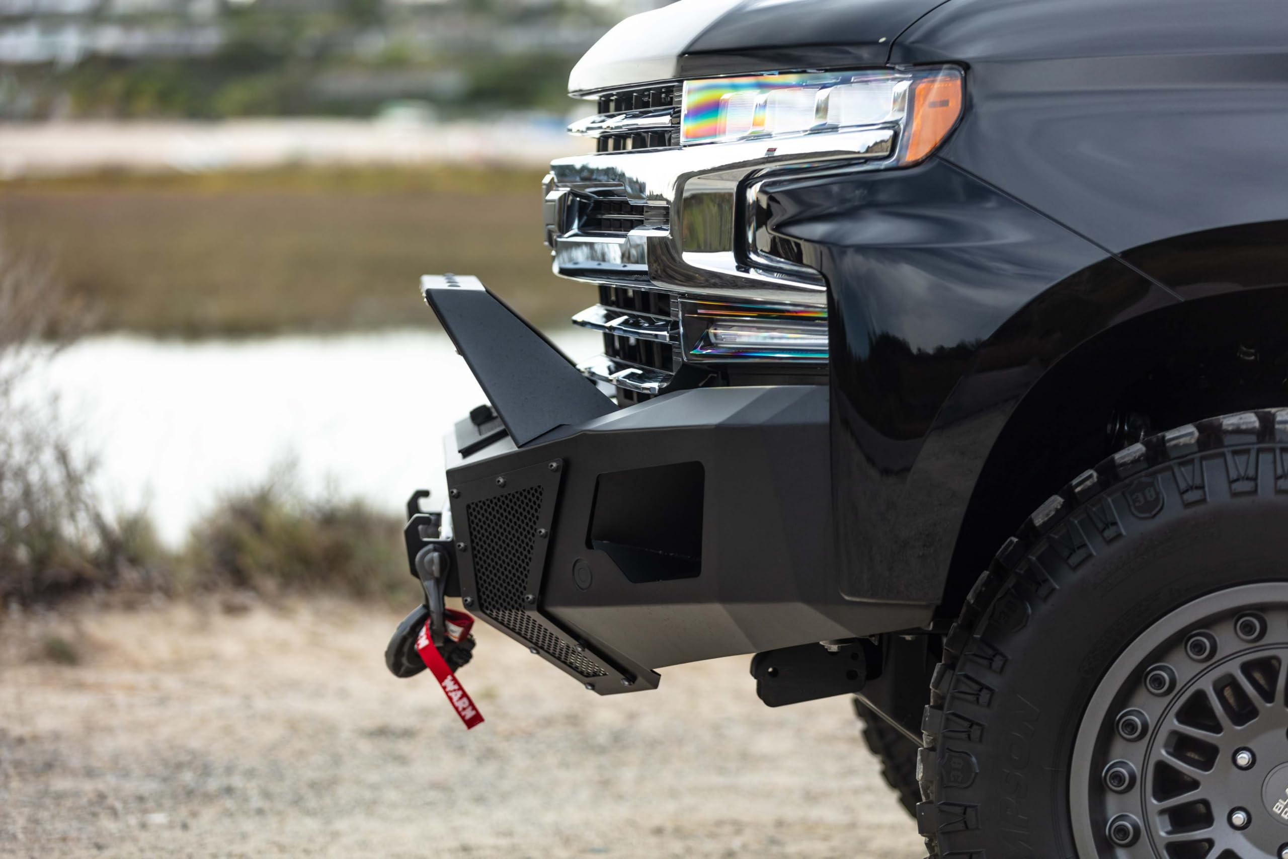Go Rhino 24395T BR5.5 Textured Black Front Bumper Replacement for Trucks & SUVs - Heavy Duty Off-Road Protection & Stylish Upgrade