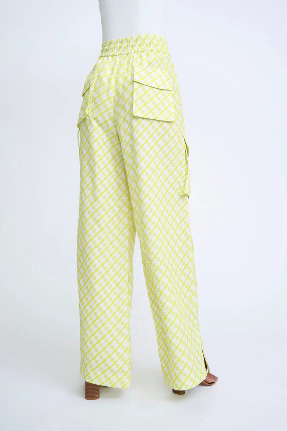 Elasticated Pocket Cargo Pants - Women's High Waist Stretch Trousers with Multiple Pockets | Casual Comfort for Outdoor, Travel & Work