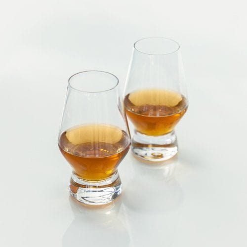 Premium Whiskey Glasses Set of 2 - Heavy Base Crystal Clear Scotch Glasses for Bourbon, Whisky & Liquor - Perfect for Home Bar, Gifts & Entertaining