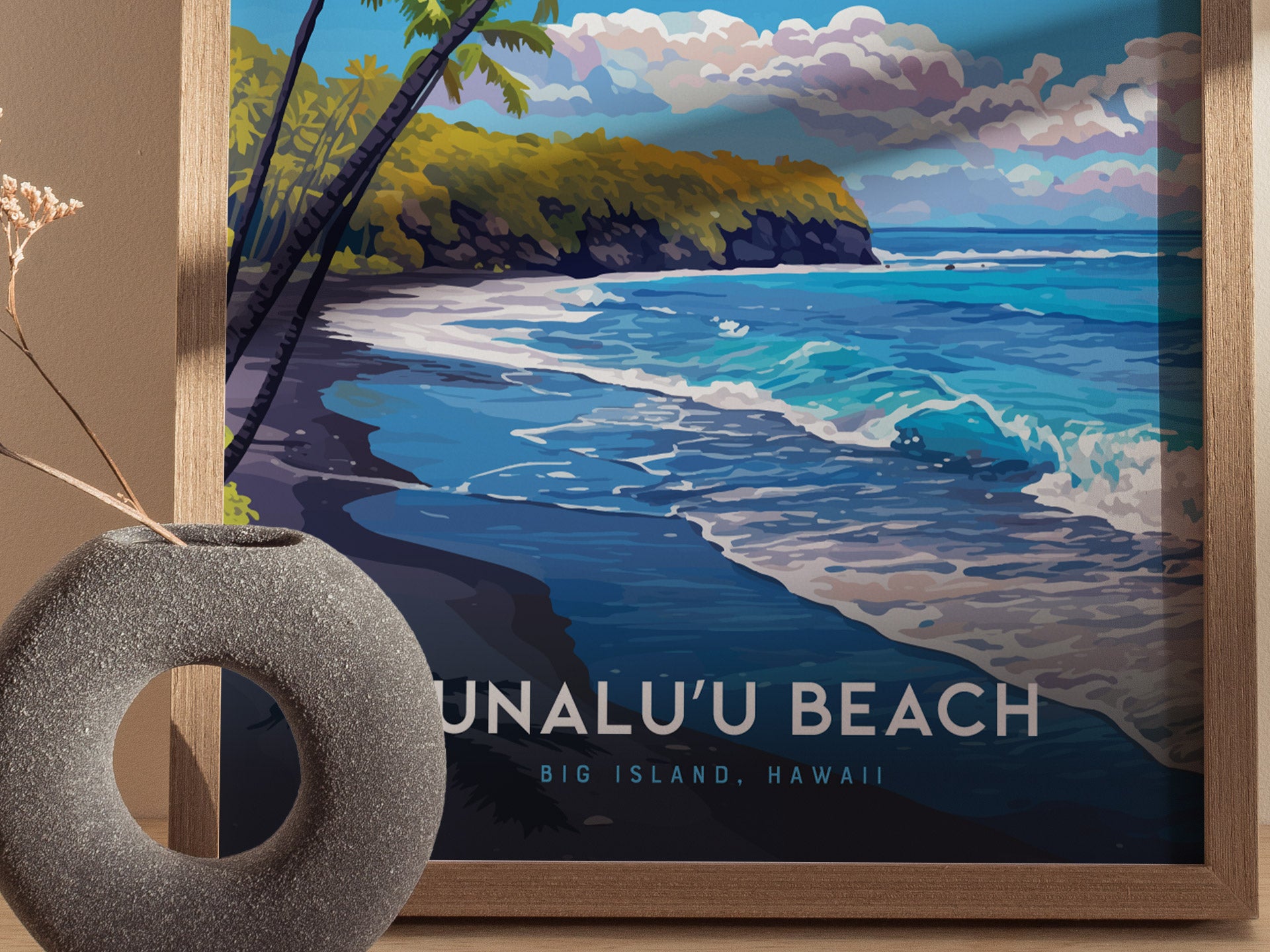 Punalu'u Black Sand Beach - Big Island Hawaii | Stunning Volcanic Shoreline for Swimming, Snorkeling & Sea Turtle Watching