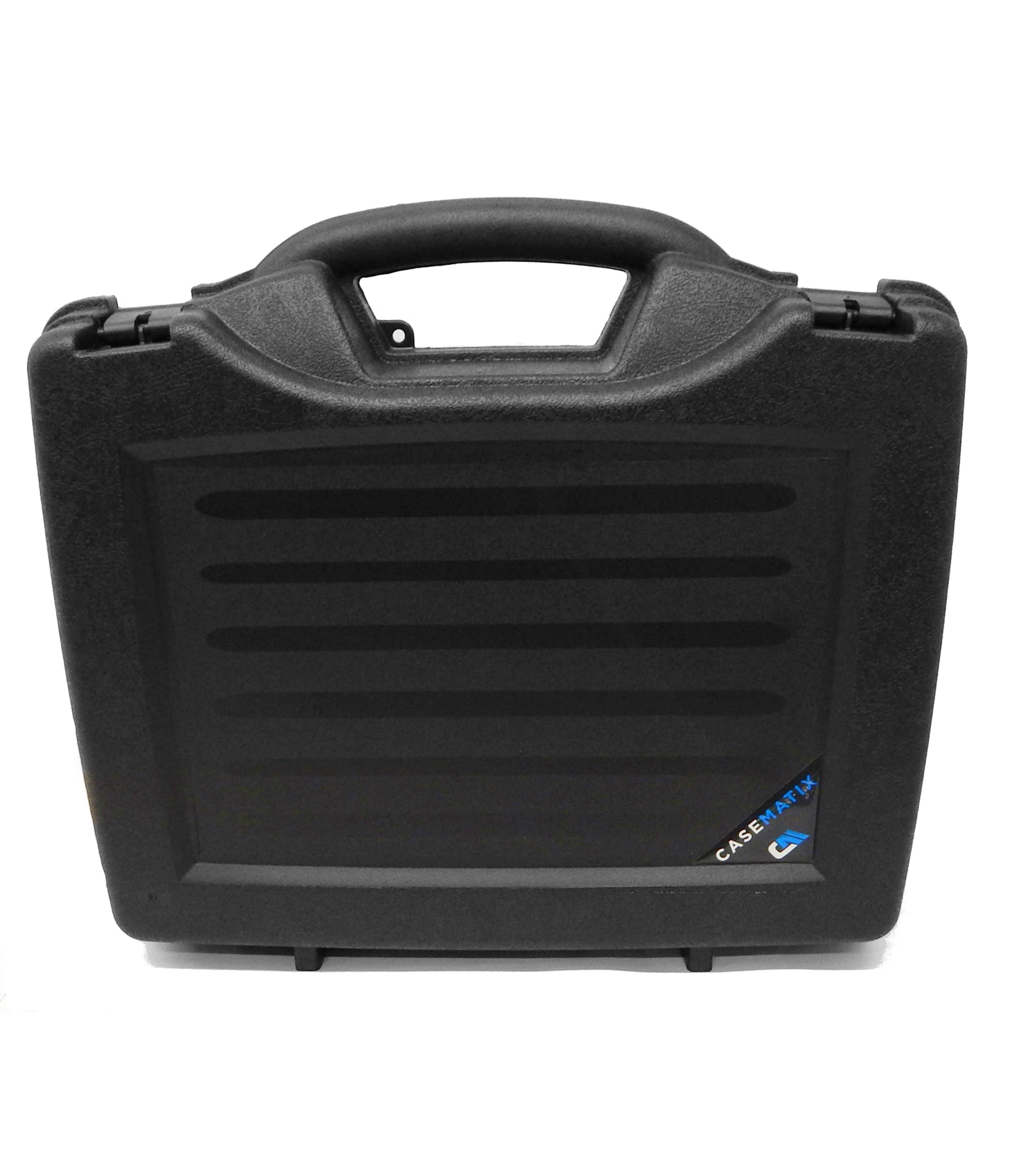 CASEMATIX 16 Hard Travel Case with Padlock Rings & Customizable Foam - Fits Accessories up to 14 x 9 x 4 - Perfect for Camera Gear, Tools & Electronics Protection