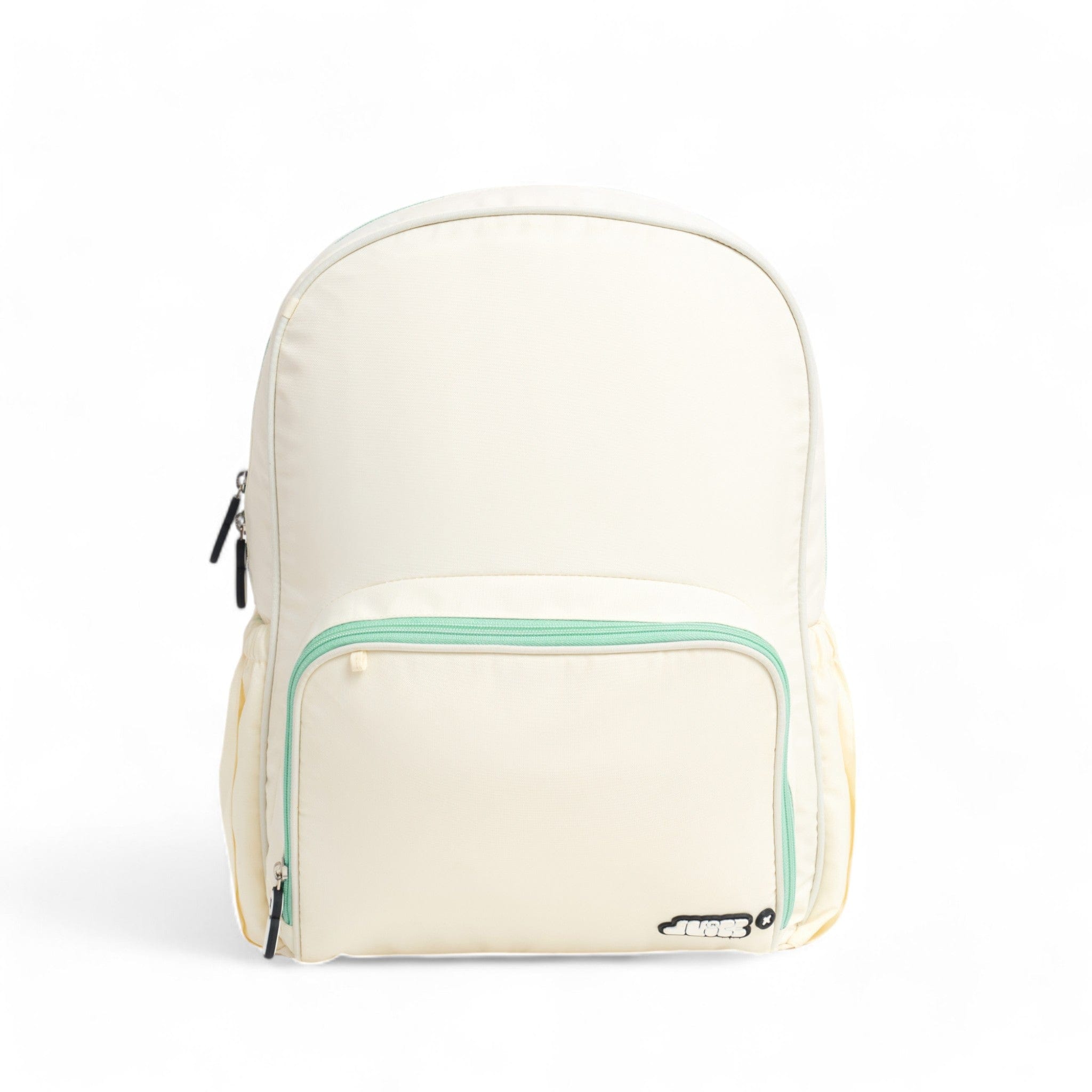 Moji Large Backpack for Women & Men - 20L Cream Laptop Backpack with USB Charging Port, Water Resistant College School Travel Backpack - Perfect for Work, Commuting & Outdoor Adventures