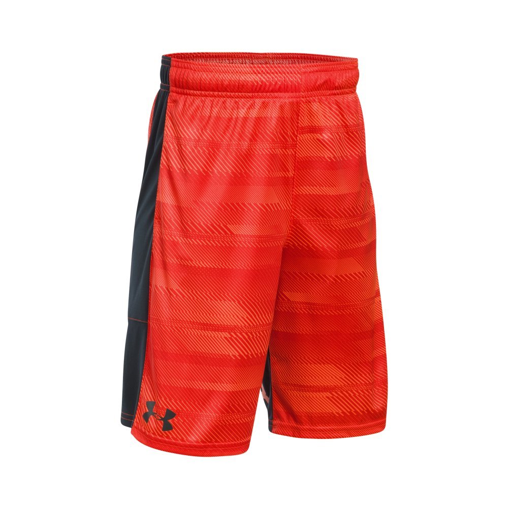 Under Armour Boys' Stunt Printed Athletic Shorts - Lightweight & Breathable for Running, Basketball & Outdoor Play