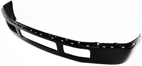 Black Steel Front Bumper for Ford Excursion F-250 SD F-350 SD | Heavy Duty Replacement Bumper | Off-Road & Towing Protection | FO1002393