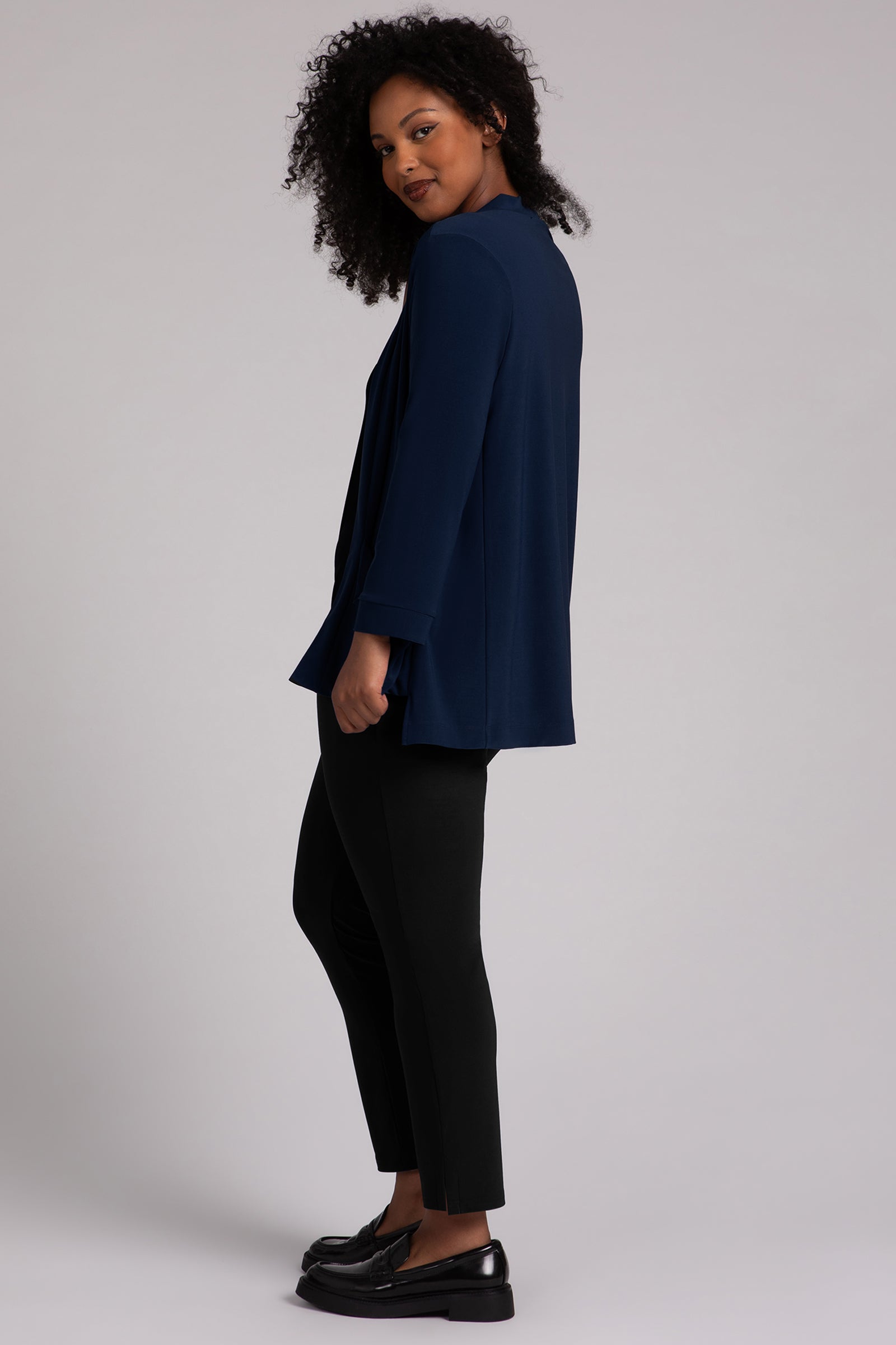 Premium Core Cardigan for Women & Men - Soft & Comfortable Navy Blue Sweater | Perfect for Casual Wear, Office, and Fall Layering