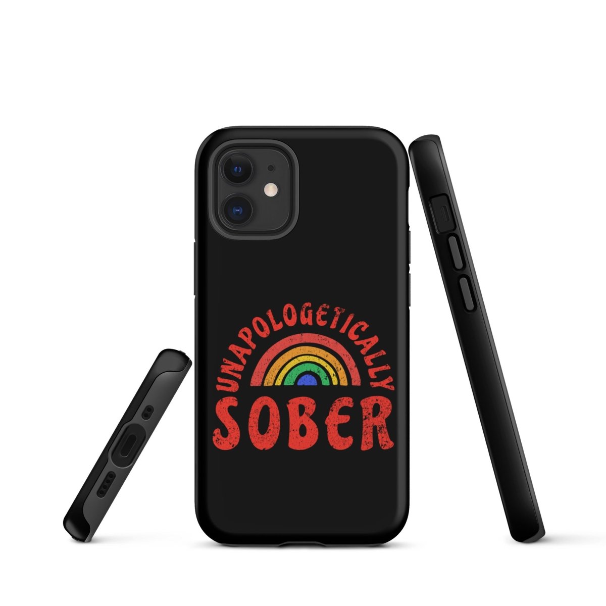 Rainbow iPhone Case - Colorful Protective Cover for iPhone 12/13/14/15 - Shatterproof & Stylish Design - Perfect for Pride Events, LGBTQ+ Support & Everyday Use