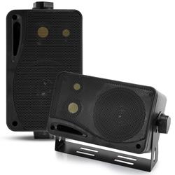 3-Way Mini Box Speakers - Sealed ABS Cabinet for Home, Office, and Studio Audio | High-Quality Compact Sound System for Music, Movies, and Gaming