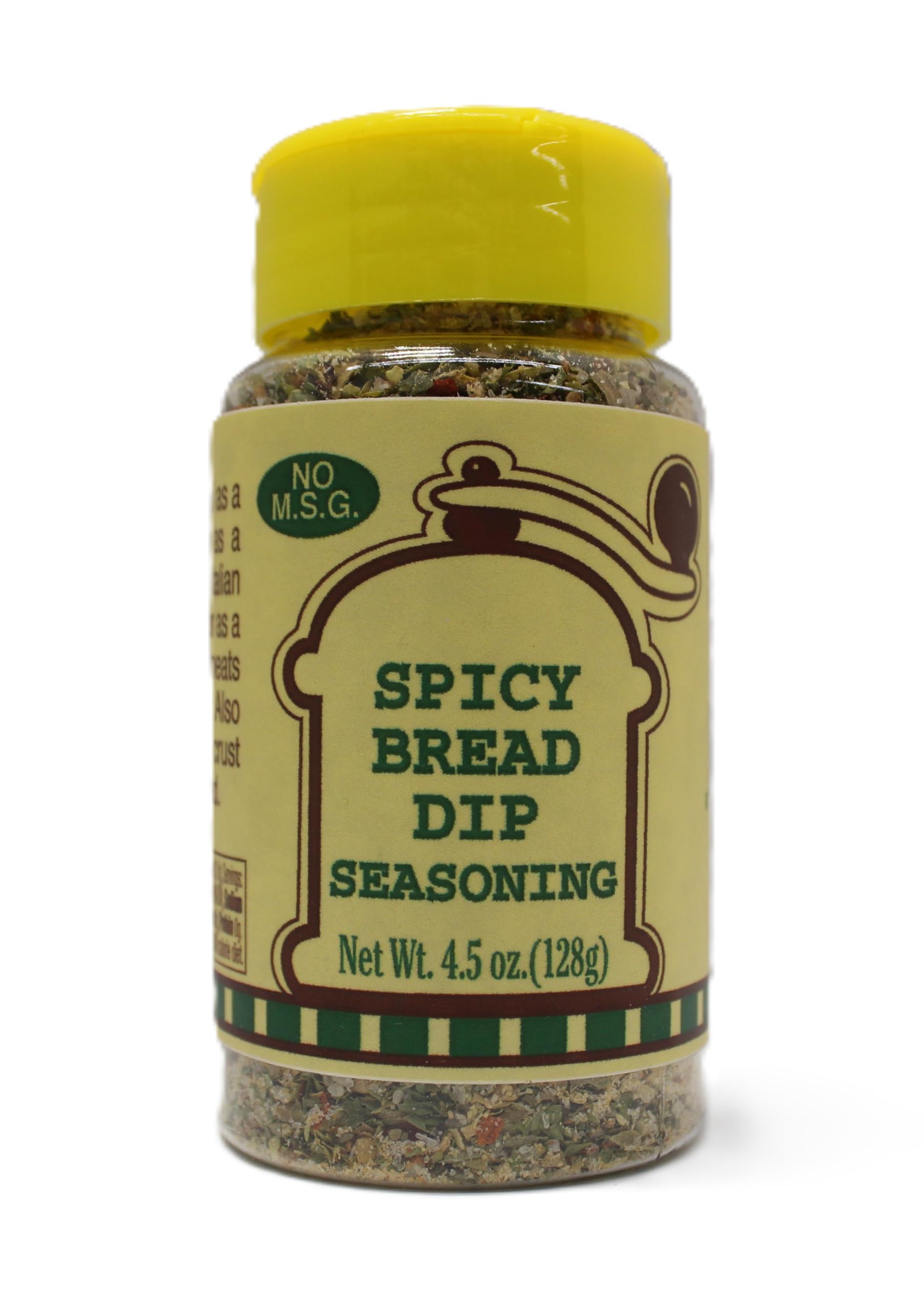 Spicy Bread Dip - 4.5 oz Small Bottle - Gourmet Seasoning for Bread, Crackers & Appetizers - Perfect for Parties, Dinners & Snacking